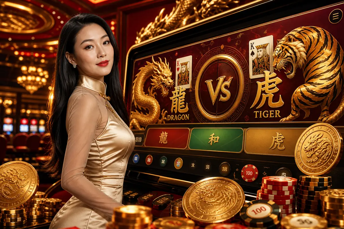 j9pm Dragon Tiger meja live casino